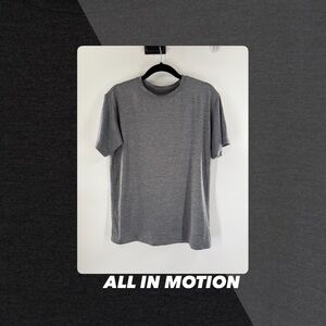 EUC All In Motion Grey Heather Tee Shirt